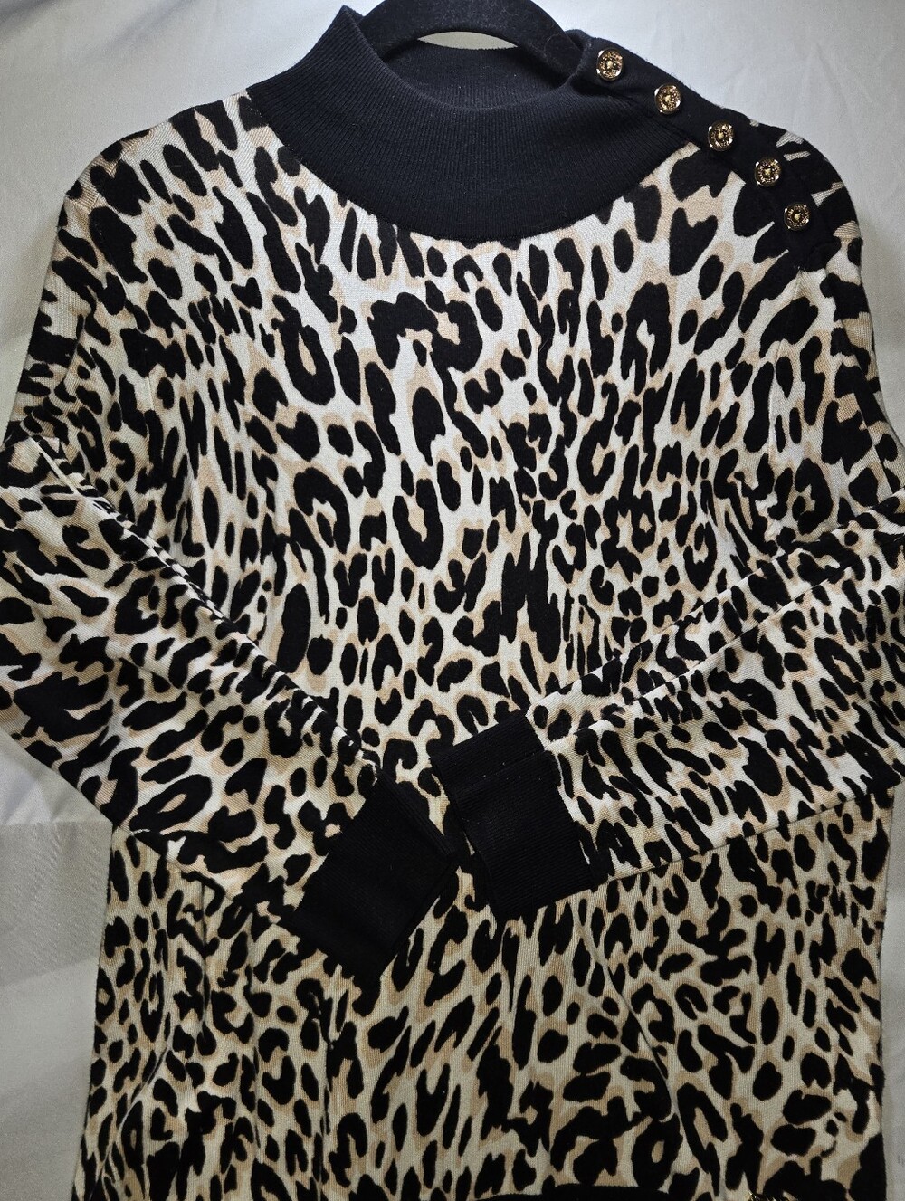 Calvin Klein Leopard Print Sweater